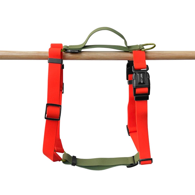 Harness – Biothane FLEX – 5-way adjustable – with vertical handle