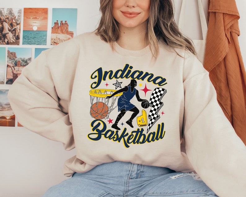 Retro Indiana Feve Crewneck Sweatshirt \ T-Shirt, Indiana Feve Fan Shirt, Fever T-Shirt, Vintage Indiana Women's Basketball