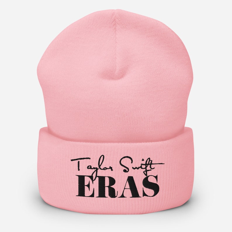 Eras tour beanie. Cozy Taylor Swift beanie hat to stay warm at house or show off outside. Perfect gift for Swiftie fan. Taylor's version.