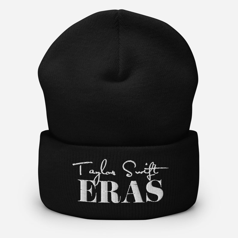 Eras tour beanie. Cozy Taylor Swift beanie hat to stay warm at house or show off outside. Perfect gift for Swiftie fan. Taylor's version.