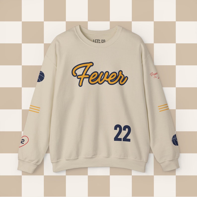 Fever Shirt Caitlin Clark Sweatshirt Caitlin Clark Jersey Caitlin Clark Basketball Jersey Caitlin Clark 22 Sweatshirt Vintage Caitlin Fever