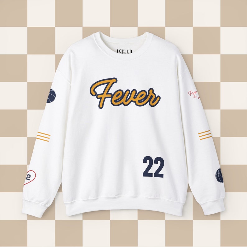 Fever Shirt Caitlin Clark Sweatshirt Caitlin Clark Jersey Caitlin Clark Basketball Jersey Caitlin Clark 22 Sweatshirt Vintage Caitlin Fever