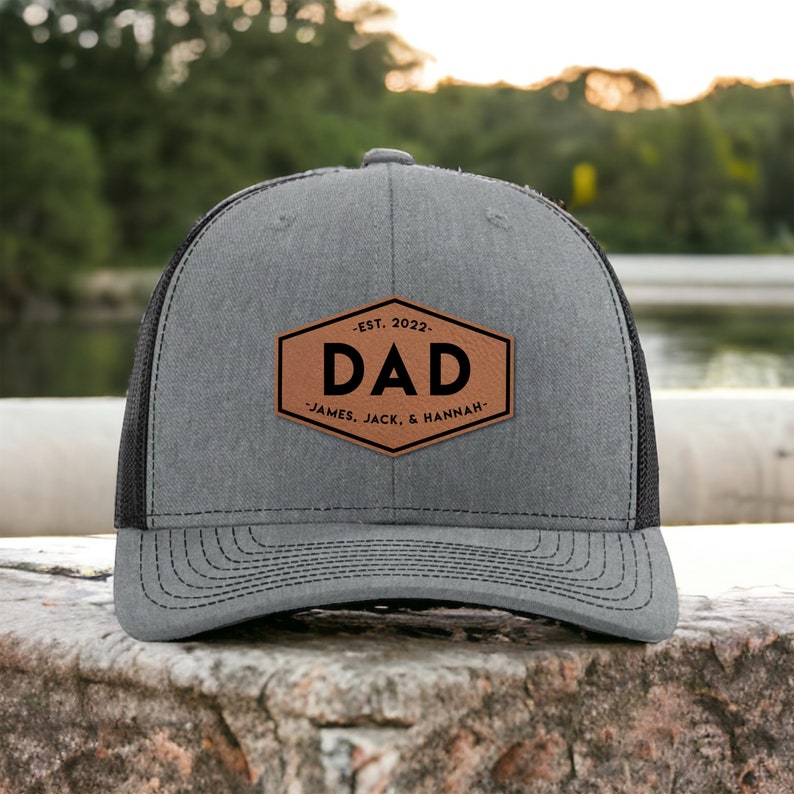 Personalized Dad Hat - Custom Hat with Kids Names - Father's Day Gift - Personalized Trucker Hat - Gift from Kids - New Dad Gift - 2024 Gift