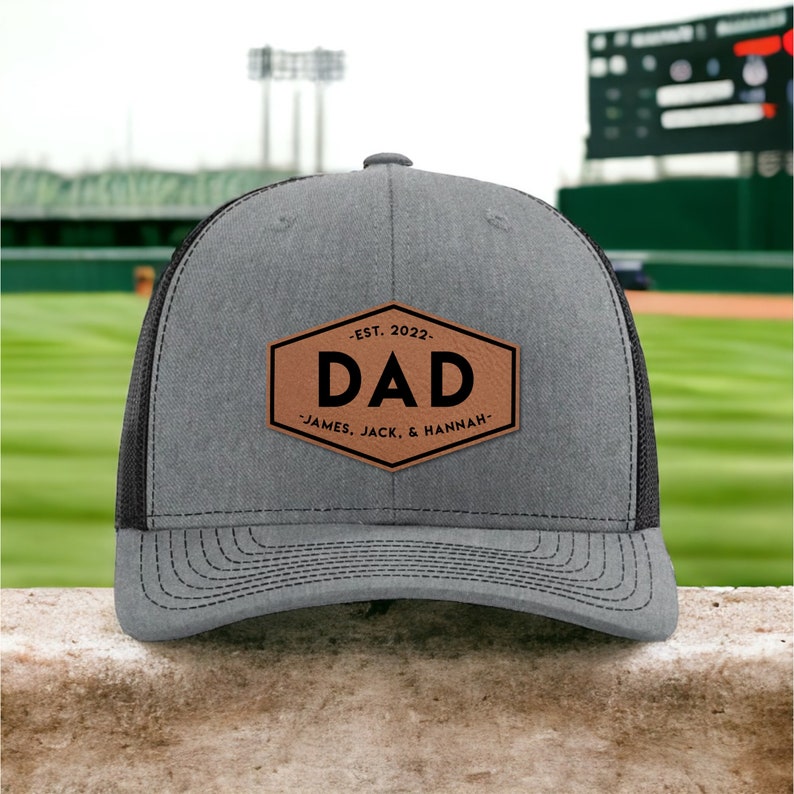 Personalized Dad Hat - Custom Hat with Kids Names - Father's Day Gift - Personalized Trucker Hat - Gift from Kids - New Dad Gift - 2024 Gift