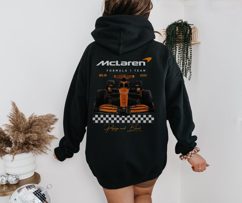 Mclaren 2024 Formula One Hoodie Heavy Blend Unisex Sweatshirt F1 Lando Norris Oscar Piastri Gift F1 driver Inspire Aesthetic Racing Clothing