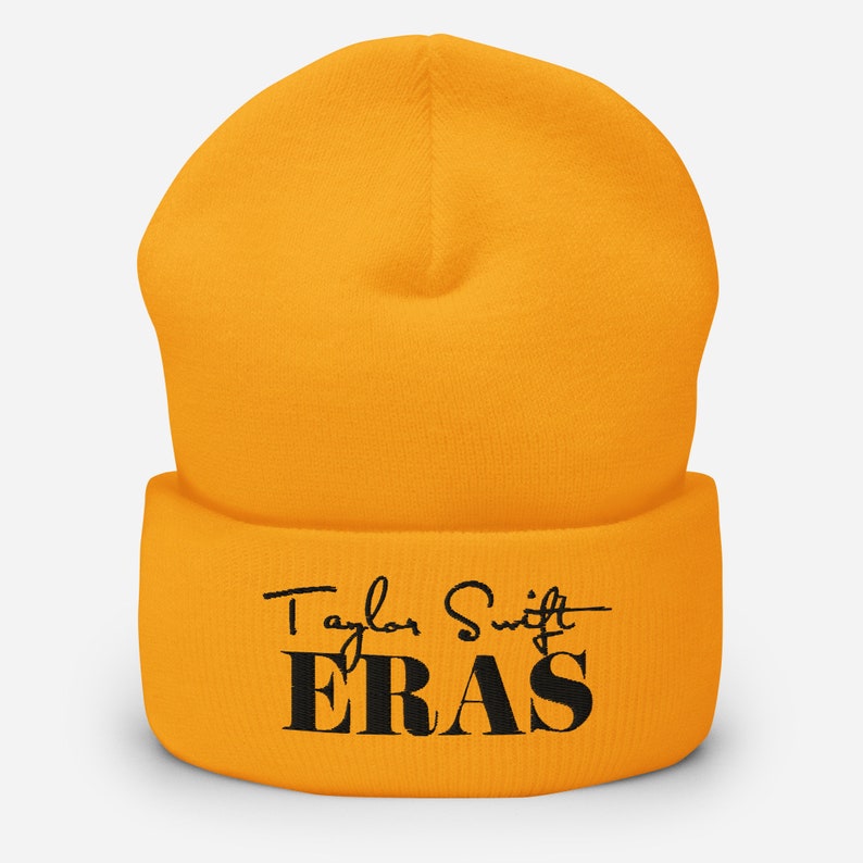 Eras tour beanie. Cozy Taylor Swift beanie hat to stay warm at house or show off outside. Perfect gift for Swiftie fan. Taylor's version.