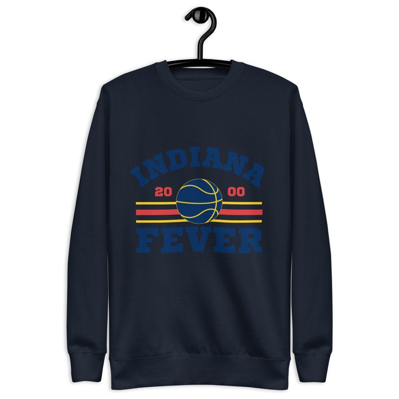 Vintage Style Indiana Fever Basketball Sweatshirt, Sweater Retro Style 90s Vintage Unisex, Basketball Sweater Game Day, Indiana Fever