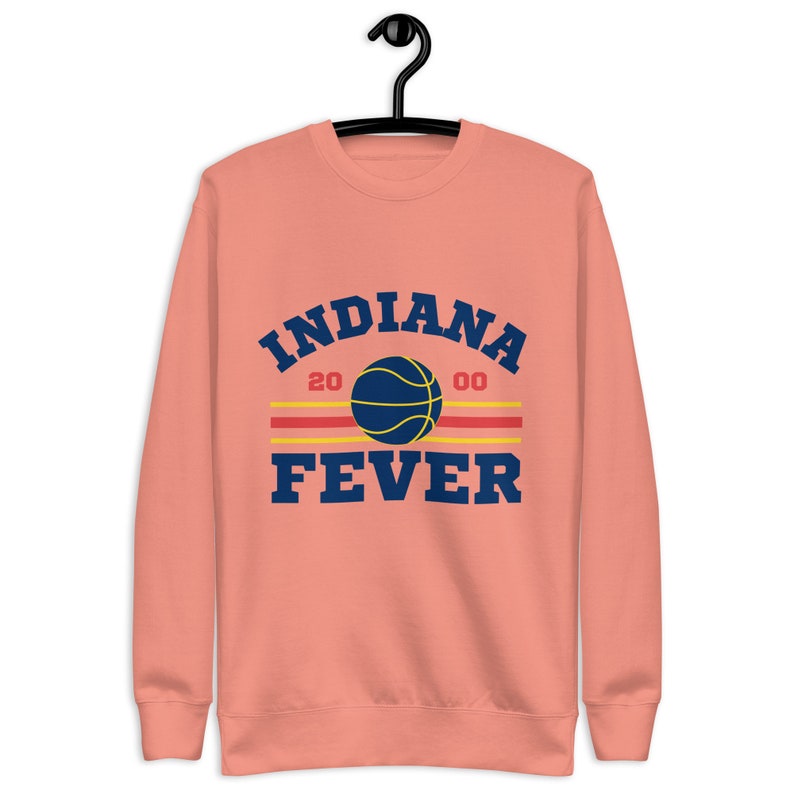 Vintage Style Indiana Fever Basketball Sweatshirt, Sweater Retro Style 90s Vintage Unisex, Basketball Sweater Game Day, Indiana Fever