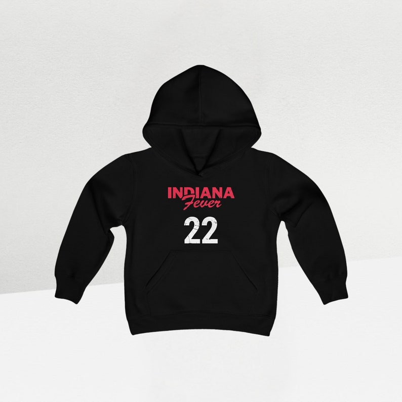 Caitlin Clark Youth Hoodie - Indiana Fever 22 Tshirt, Indiana Fever Jersey, Women's Basketball Shirt, WNBA Merch, Perfect Sports Fan Gift