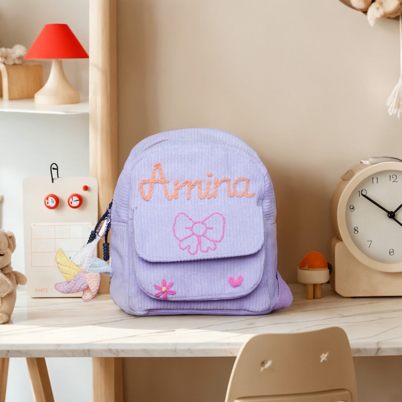 Personalized Children's Backpack,Customized Baby's Backpack,Preschool Backpack,Cute Mini Backpack,Gift For Kids,Birthday Gift For Girls Boys