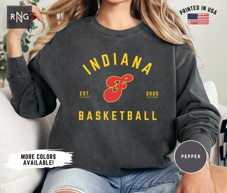 Indiana Women's Basketball Crewneck, Fever Basketball Crewneck, Women's Basketball Apparel, Fever Gift, Everyone Watches Women's Sports