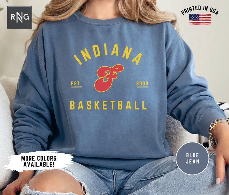 Indiana Women's Basketball Crewneck, Fever Basketball Crewneck, Women's Basketball Apparel, Fever Gift, Everyone Watches Women's Sports