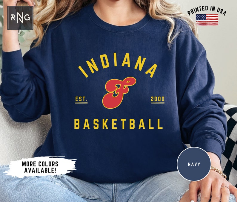 Indiana Women's Basketball Crewneck, Fever Basketball Crewneck, Women's Basketball Apparel, Fever Gift, Everyone Watches Women's Sports