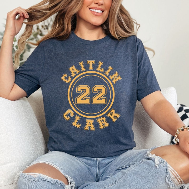 Clark 22 Jersey Shirt Womens Basketball Unisex Tshirt Adult Retro Indiana Fan Tee