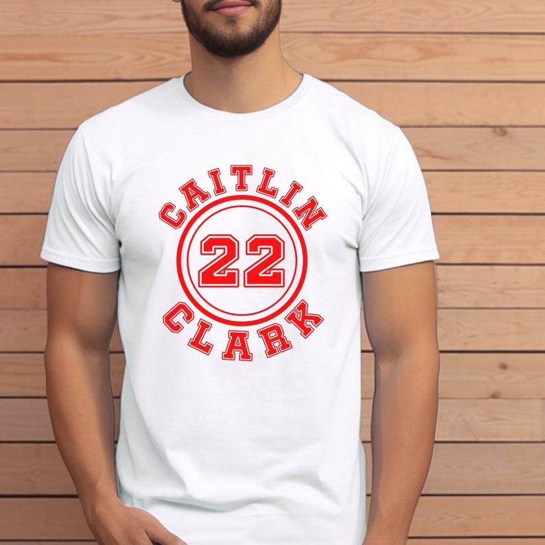 Clark 22 Jersey Shirt Womens Basketball Unisex Tshirt Adult Retro Indiana Fan Tee