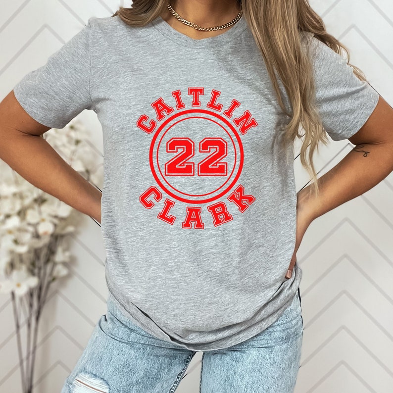 Clark 22 Jersey Shirt Womens Basketball Unisex Tshirt Adult Retro Indiana Fan Tee