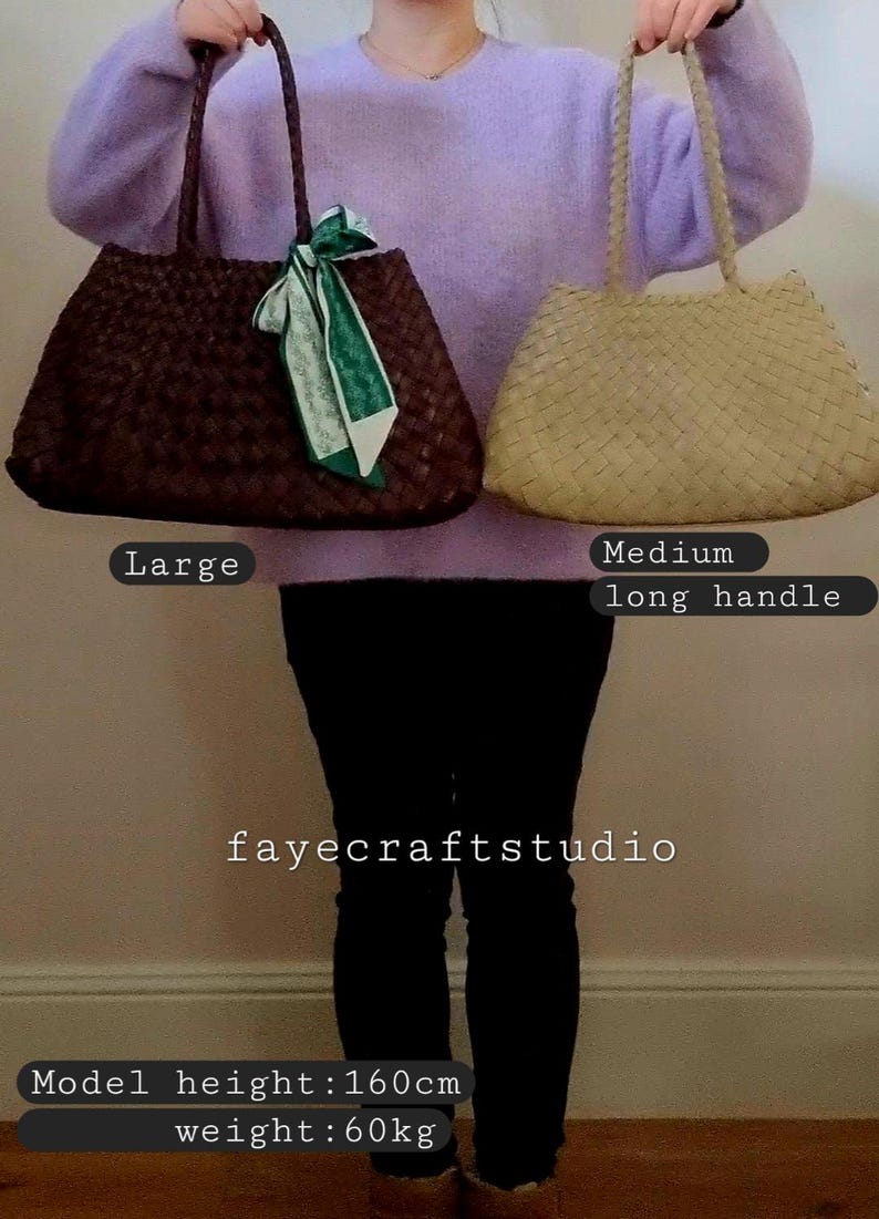 French style handmade TOP LAYER cowhide leather woven shoulder tote bag, gift for mom, gift for wife, soft leather bag