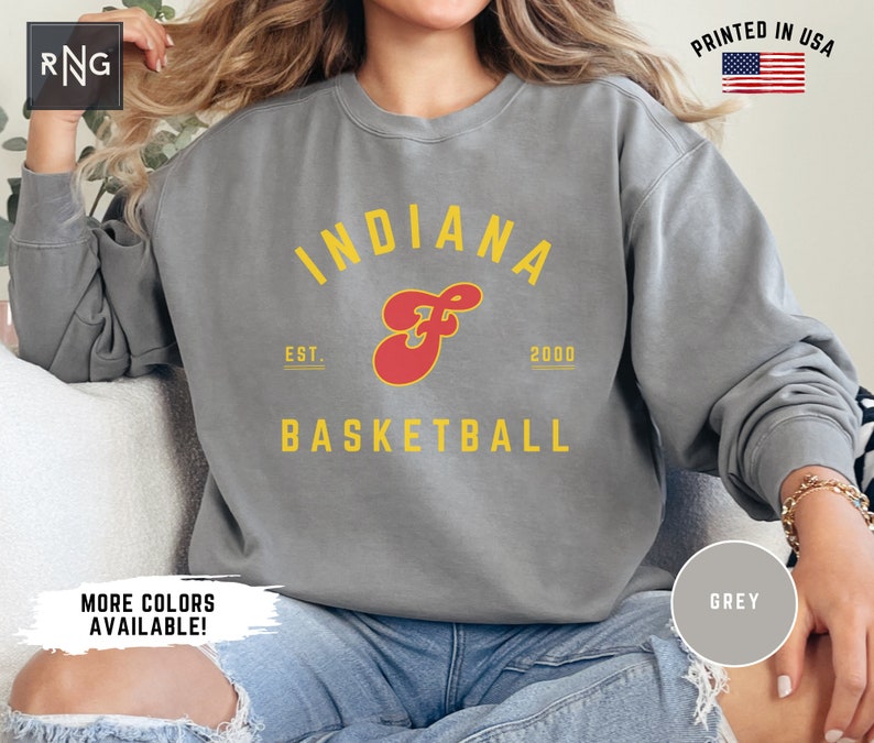 Indiana Women's Basketball Crewneck, Fever Basketball Crewneck, Women's Basketball Apparel, Fever Gift, Everyone Watches Women's Sports