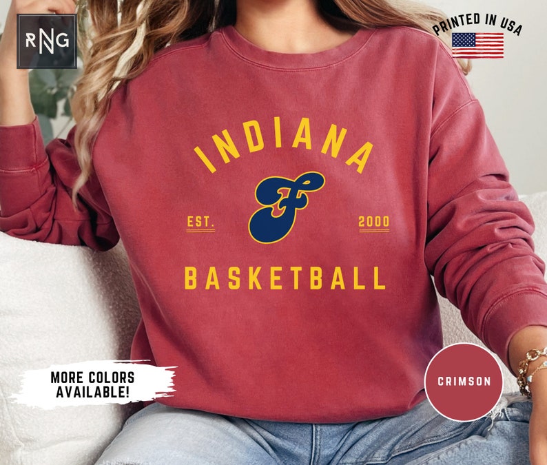 Indiana Women's Basketball Crewneck, Fever Basketball Crewneck, Women's Basketball Apparel, Fever Gift, Everyone Watches Women's Sports