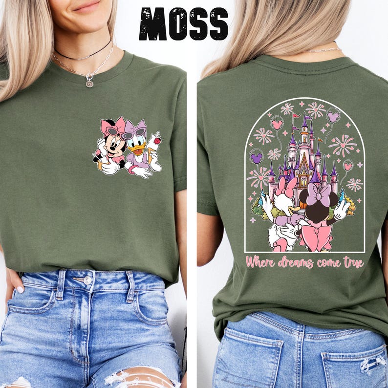 Comfort Colors® Minnie And Daisy Besties Shirt, Daisy Duck And Minnie Mouse Shirt, Magical Kingdom Shirt, Besties Shirt, Disney Besties Tee