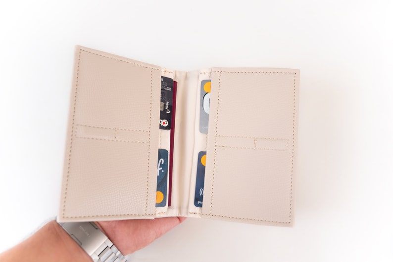 Personalized Passport Holder with Inner Card Holder