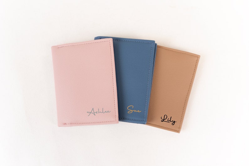 Personalized Passport Holder with Inner Card Holder