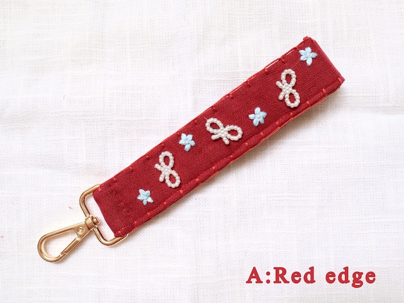 Ribbons Key Fob,Key Chains, Wrist Strap