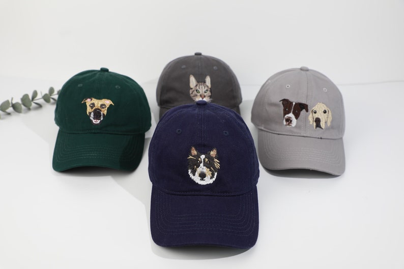 Custom Embroidered Pet Hat Using Pet Photo Personalized Dog Hat Custom Cat Hat Custom Pet Cap Dog Hat Custom Dog Baseball Cap Dog Mom Hat