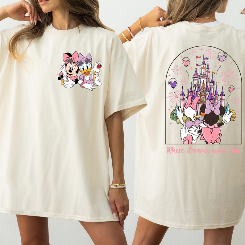 Comfort Colors® Minnie And Daisy Besties Shirt, Daisy Duck And Minnie Mouse Shirt, Magical Kingdom Shirt, Besties Shirt, Disney Besties Tee