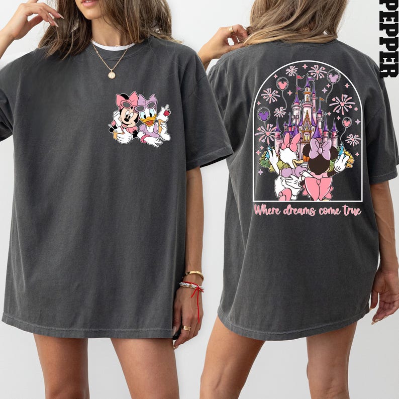 Comfort Colors® Minnie And Daisy Besties Shirt, Daisy Duck And Minnie Mouse Shirt, Magical Kingdom Shirt, Besties Shirt, Disney Besties Tee