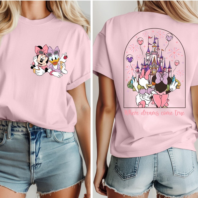 Comfort Colors® Minnie And Daisy Besties Shirt, Daisy Duck And Minnie Mouse Shirt, Magical Kingdom Shirt, Besties Shirt, Disney Besties Tee