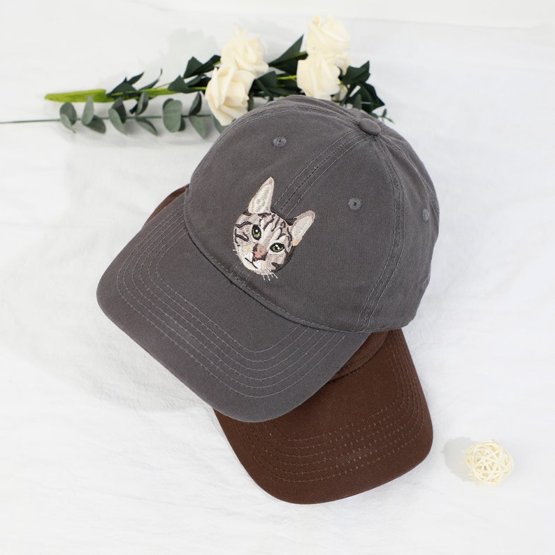 Custom Embroidered Pet Hat Using Pet Photo Personalized Dog Hat Custom Cat Hat Custom Pet Cap Dog Hat Custom Dog Baseball Cap Dog Mom Hat