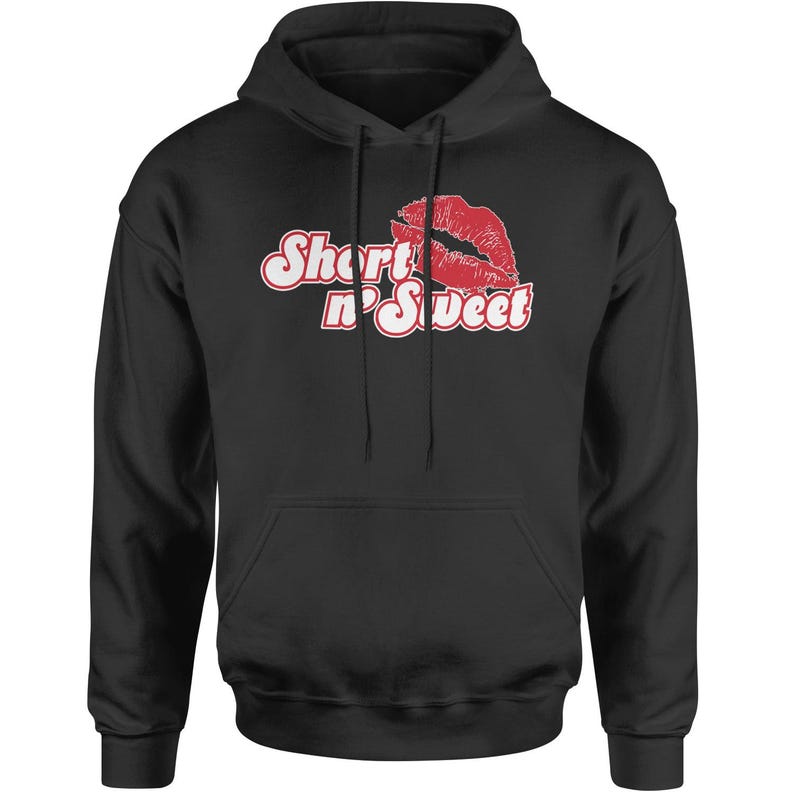 Short N' Sweet Red Lips Adult Hoodie Sweatshirt, Gift For Her, Pop Music Merch, Dont Embarrass Me Hoodie, Espresso Hoodie, Last Minute Gift