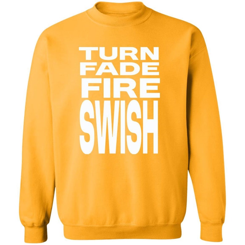 Turn-Fade-Fire-Swish Crewneck Pullover Sweatshirt