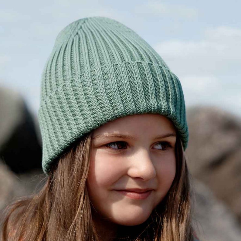 Kids Organic Cotton Beanie Hat