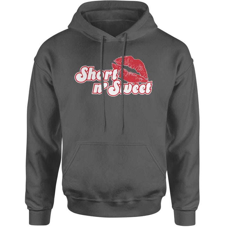 Short N' Sweet Red Lips Adult Hoodie Sweatshirt, Gift For Her, Pop Music Merch, Dont Embarrass Me Hoodie, Espresso Hoodie, Last Minute Gift