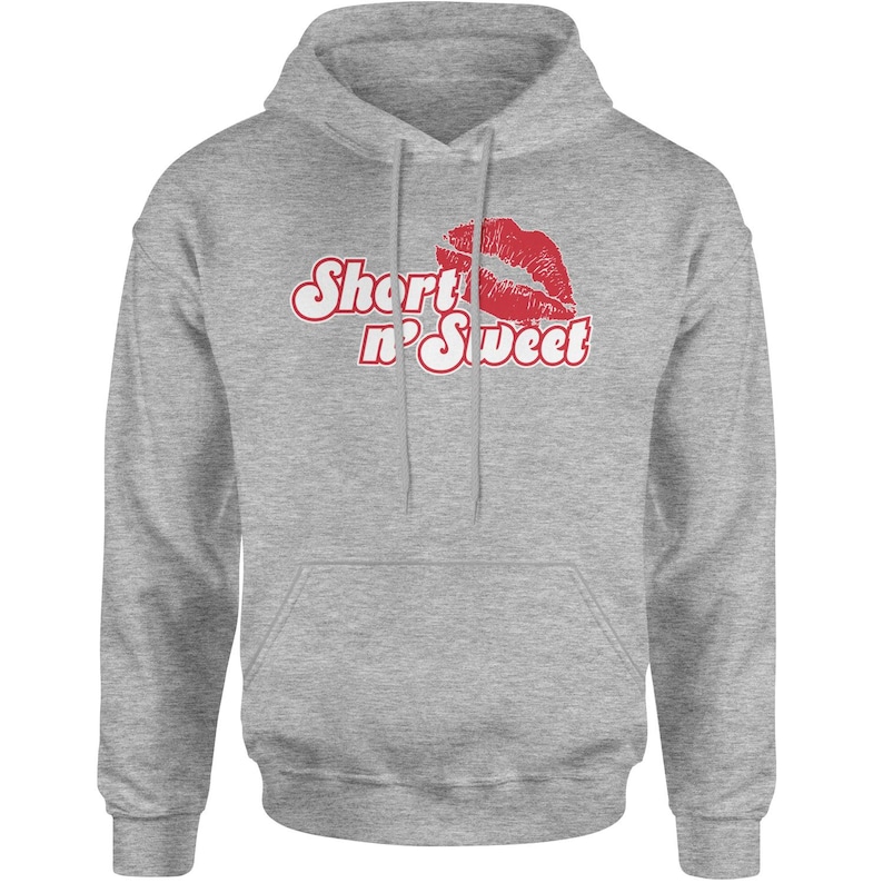 Short N' Sweet Red Lips Adult Hoodie Sweatshirt, Gift For Her, Pop Music Merch, Dont Embarrass Me Hoodie, Espresso Hoodie, Last Minute Gift