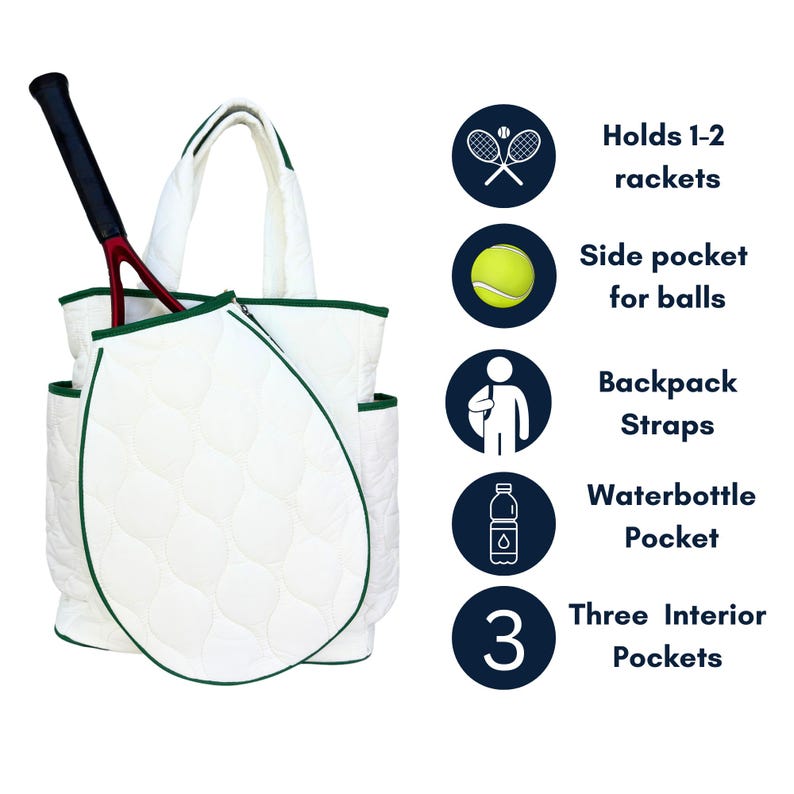 Tennis backpack, tennis tote, tennis bag for women, cute tennis bag, convertible tennis bag for women, padel bag, padel backpack