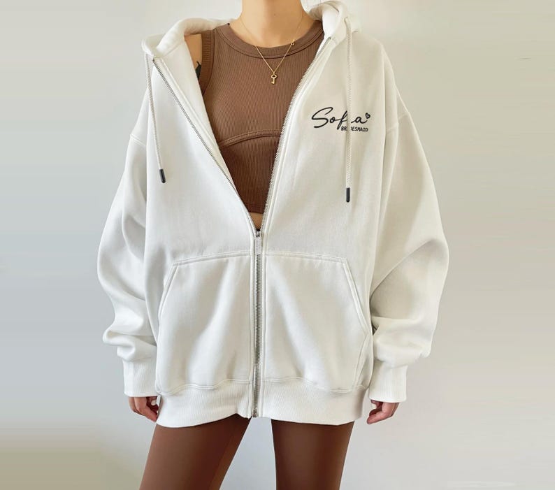 Custom Zip Up Hoodie, Custom Logo Hoodie, Custom Embroidered Hoodie, Team Logo Zip Up Hoodie, Personalized Hoodie, Your Text Hoodie 24102201