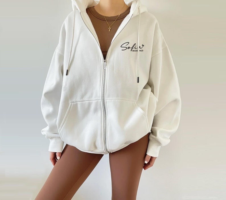 Custom Zip Up Hoodie, Custom Logo Hoodie, Custom Embroidered Hoodie, Team Logo Zip Up Hoodie, Personalized Hoodie, Your Text Hoodie 24102201