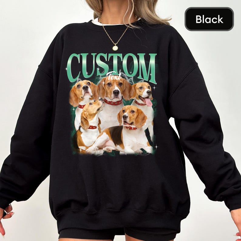 Custom Vintage Pet Sweatshirt • Custom Pet Gift • Custom Pet Hoodie • Gift for Pet Lovers • Personalized Pet Sweatshirt • Custom Cat Gift