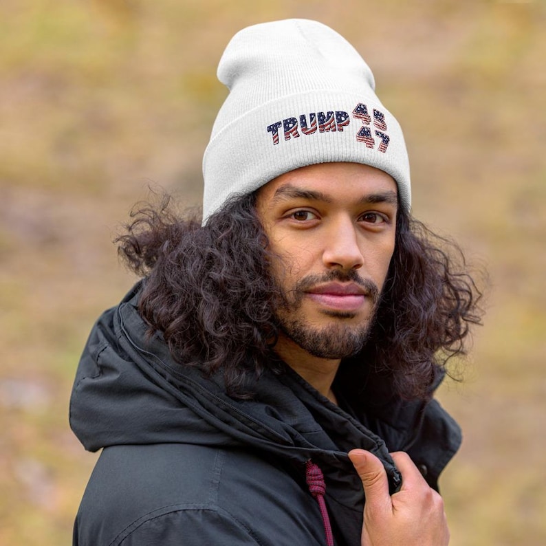 Trump 2024 Hat Winter Beanie Trump 2024 Election Winner Trump Vance Winner Election 2024 MAGA 45 47 Hat Inauguration 2025 Trump 2024