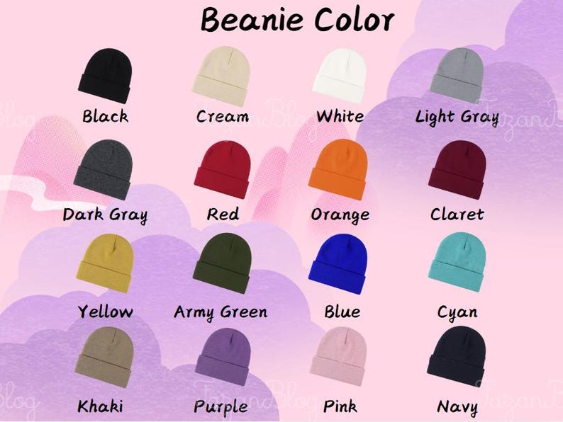 Custom Embroidered Beanies with Name - Personalized Knit Hats for Adults - Stylish Winter Accessories - Thoughtful Christmas Gifts