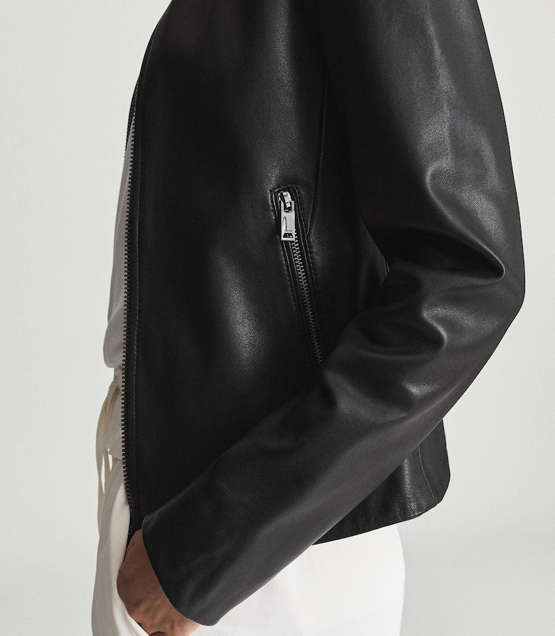 women leather jacket,women black leather jacket