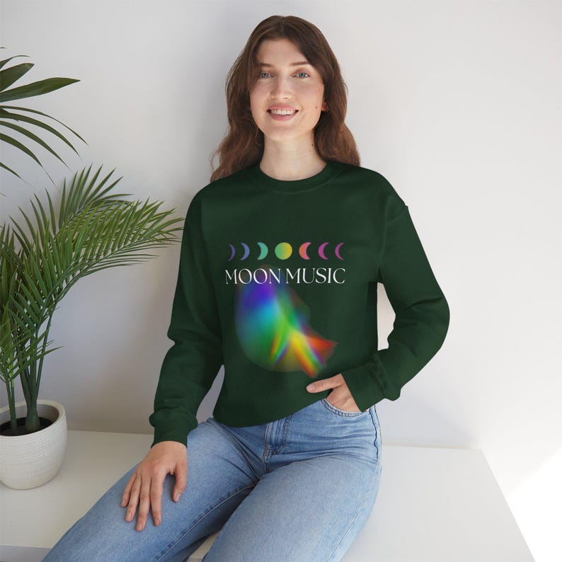 Moon Harmony Sweatshirt Sweatshirt, Gift for him, Music of the sphere