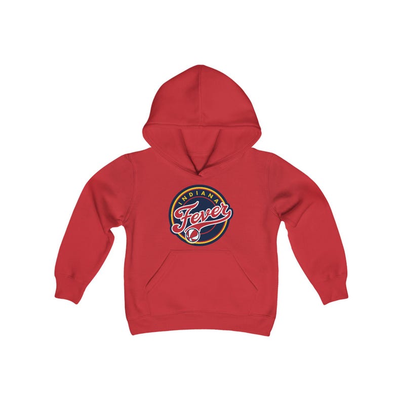 Youth Premium Indiana Fever Heavy Blend Hooded Sweatshirt for Young Indiana Fever Fan