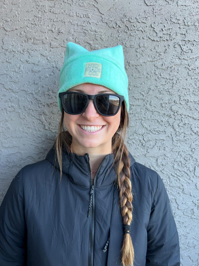 Aqua Fleece Beanie - Ski Snowboard Hat