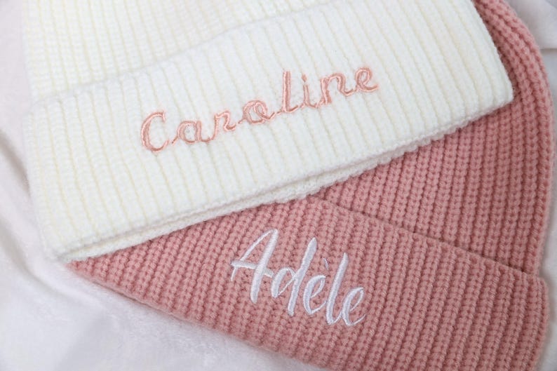 Personalized Embroidered Beanie Winter Hat Classic Beanies for Adults Winter Beanies Warm Hats Custom Beanie Custom Logo/Text Hats