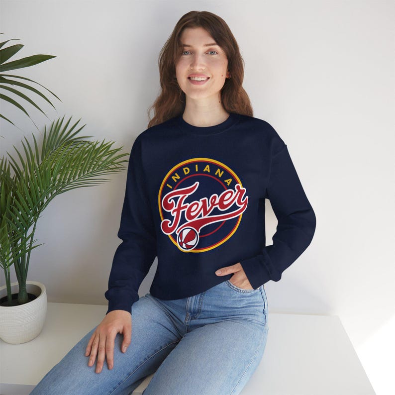 Indiana Fever Caitlin Clark Unisex Heavy Blend™ Crewneck Sweatshirt