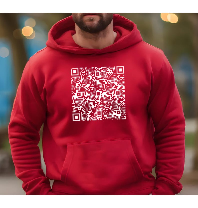 Fuck Off with Custom QR code Hoodie, Funny Saying Shirt with Custom QR code Tee, Sarcastic Gift for Friends, Fuck Off Adult Humor Tee Hoodie